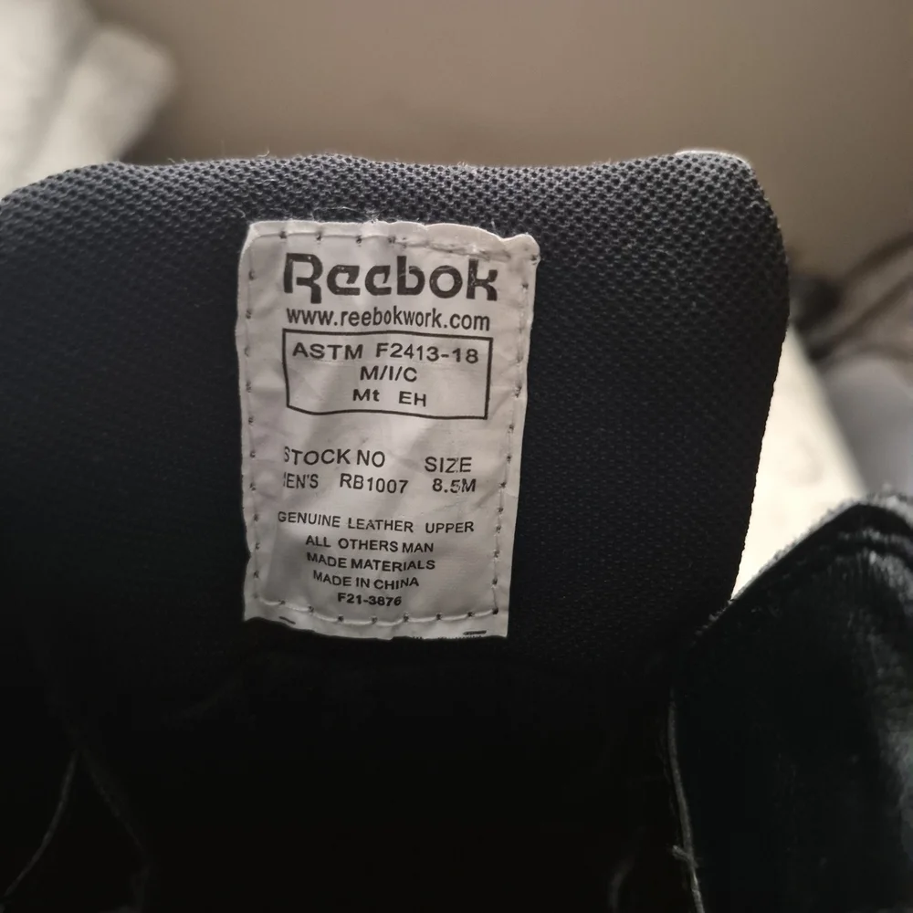 Reebok Men's Steel Toe Work Boots RB1007 work boots
